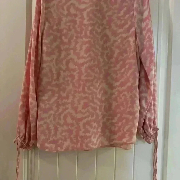 Ladies pink & white TOPSHOP blouse size 2 - Picture 8 of 15